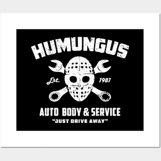 Humungus Auto Body (Black Print) Posters and Art